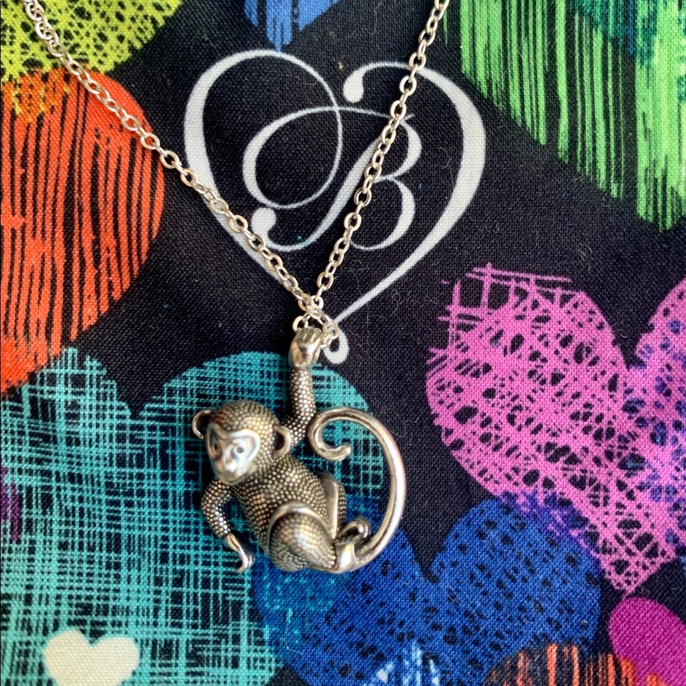 Brighton Monkeying Around Necklace NWT